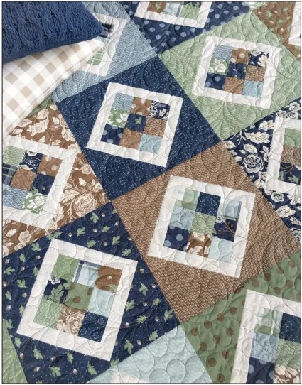 9-Patch Pivot Quilt Free Pattern - My Crafts Inspirations
