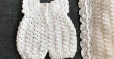 Adorable and Easy Baby Romper: Video tutorial - Crochet and Knitting