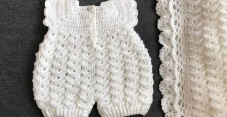 Adorable and Easy Baby Romper: Video tutorial - Crochet and Knitting