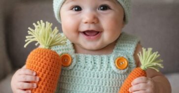 Adorable Crochet Bunny Outfit for Babies – Step-by-Step Tutorial - Crafts Ideas