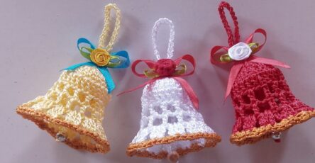 CHRISTMAS CROCHET BELL | STEP BY STEP - Crochet and Knitting