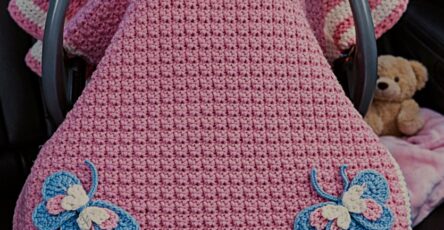 Crochet Baby Car Seat Blanket - Crafts Ideas