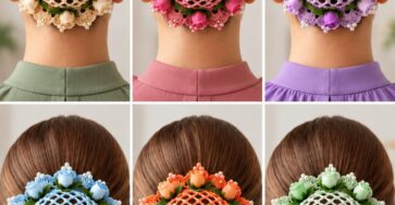 Crochet Bun Cover Pattern - STITCHDELIGHT