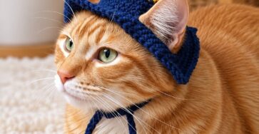Crochet Cat Hat Pattern - STITCHDELIGHT