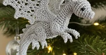 Crochet Dragon Ornament – Free Pattern (Advanced Amigurumi) - Crafts Ideas