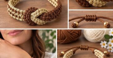 Crochet Infinity Bracelet Pattern - Hand Crafted