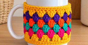 Crochet Mug Cozy Pattern - STITCHDELIGHT