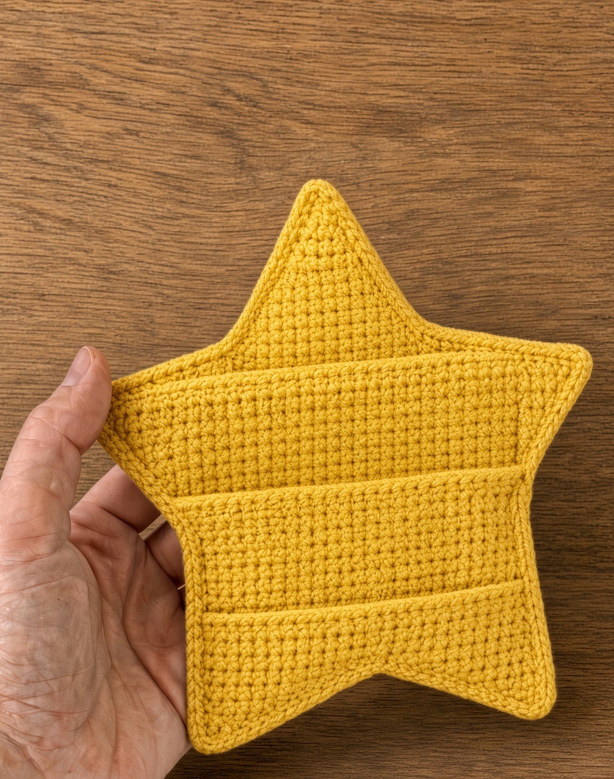 Crochet Playing Star Card Holder pattern - Hand Crafted