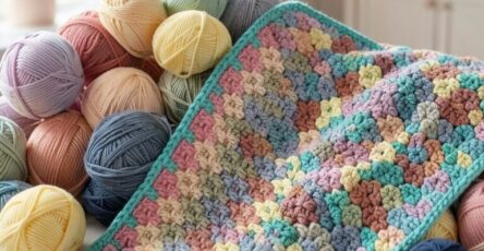 Crochet the Cheerful Diagonal Stripe Blanket: A Free Pattern for Cozy Comfort