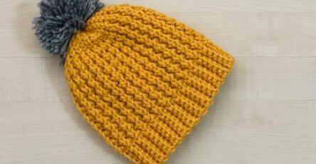Crochet Wool Hat Step-by-Step Tutorial - Crochet and Knitting