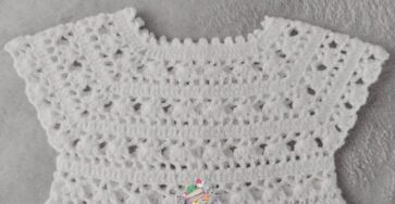 Crochet Yoke – Step by Step – 6 to 9 Months - Crochet and Knitting