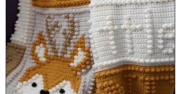 Crocheted Blanket LITTLE ONE - My Crafts Inspirations