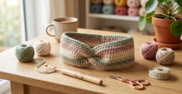 Easy Crochet Headband Pattern for Beginners – Free Step-by-Step Tutorial