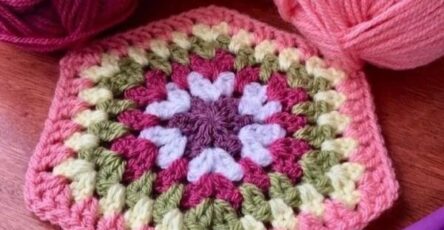 Easy Large Granny Hexagon Crochet Pattern – A Beautiful Beginner-Friendly Project - Crafts Ideas
