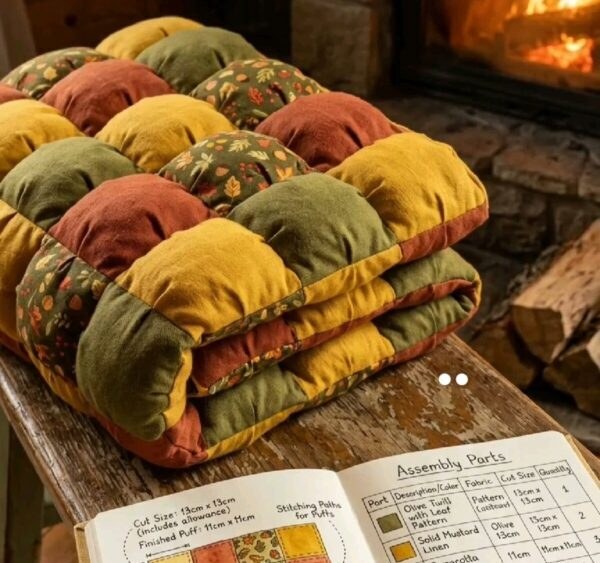 Easy Puff Quilt Pattern for Beginners - Crafts Ideas