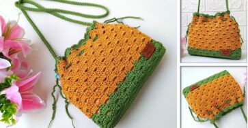 EASY WAY TO MAKE A BEAUTIFUL CROCHET DRAWSTRING BAG - Crochet and Knitting