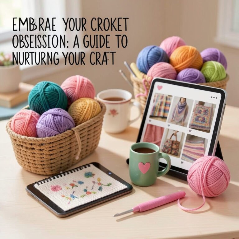 Embrace Your Crochet Obsession: A Guide to Nurturing Your Craft