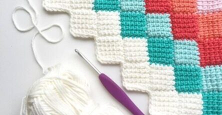 Entrelac Crochet Stitch – A Complete Beginner-Friendly Step-by-Step Pattern - Crafts Ideas