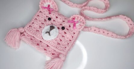 How to Crochet a Bear Bag / Purse - Crochet and Knitting