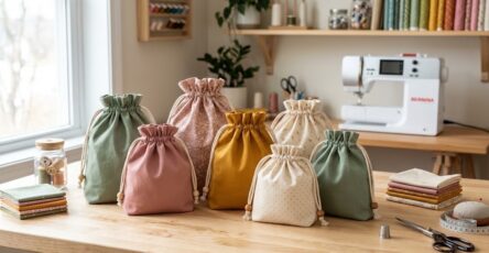 How to Sew Reusable Fabric Gift Bags: An Easy Zero-Waste Sewing Project
