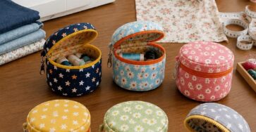 Mini Quilted Makeup Bag Pattern - Hand Crafted