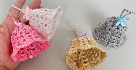 Quick and easy crochet Christmas bell - Crochet and Knitting