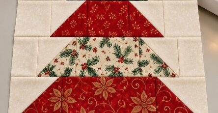 Quilt Christmas Tree Block Pattern - STITCHDELIGHT