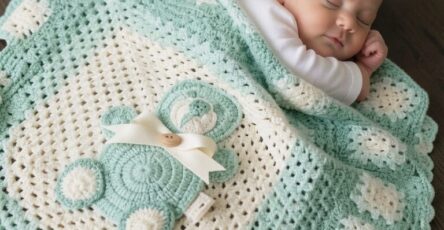 Sweet Dreams Baby Blanket: A Crocheted Granny Square Delight