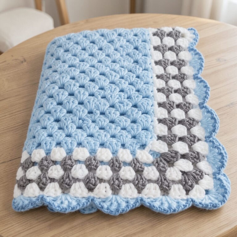 Sweet Dreams Baby Blanket: A Textured Crochet Delight