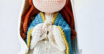 Virgin Mary Amigurumi Crochet Pattern - My Crafts Inspirations