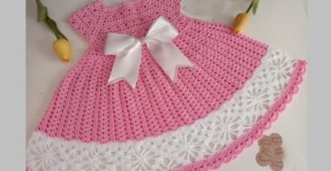 WOW!! Beautiful and delicate dress: Video tutorial - Crochet and Knitting